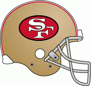 San Francisco 49ers 1989-1995 Helmet Logo t shirt iron on transfers